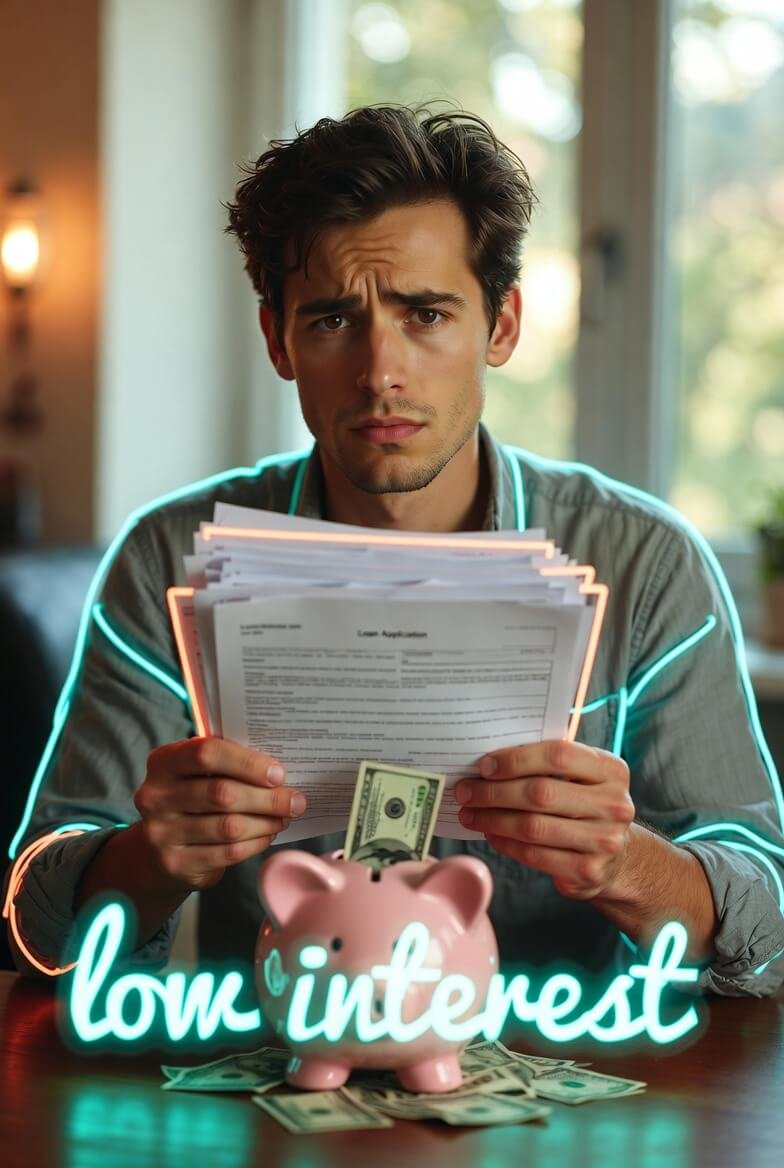 a slightly cracked pink ceramic piggy bank leaking crisp $100 bills, a glowing teal 